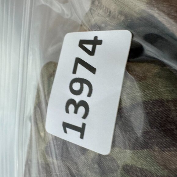 Army Combat Uniform Coat Mens L Jacket Brown Green Camo FR Flame Resistant - Picture 11 of 11